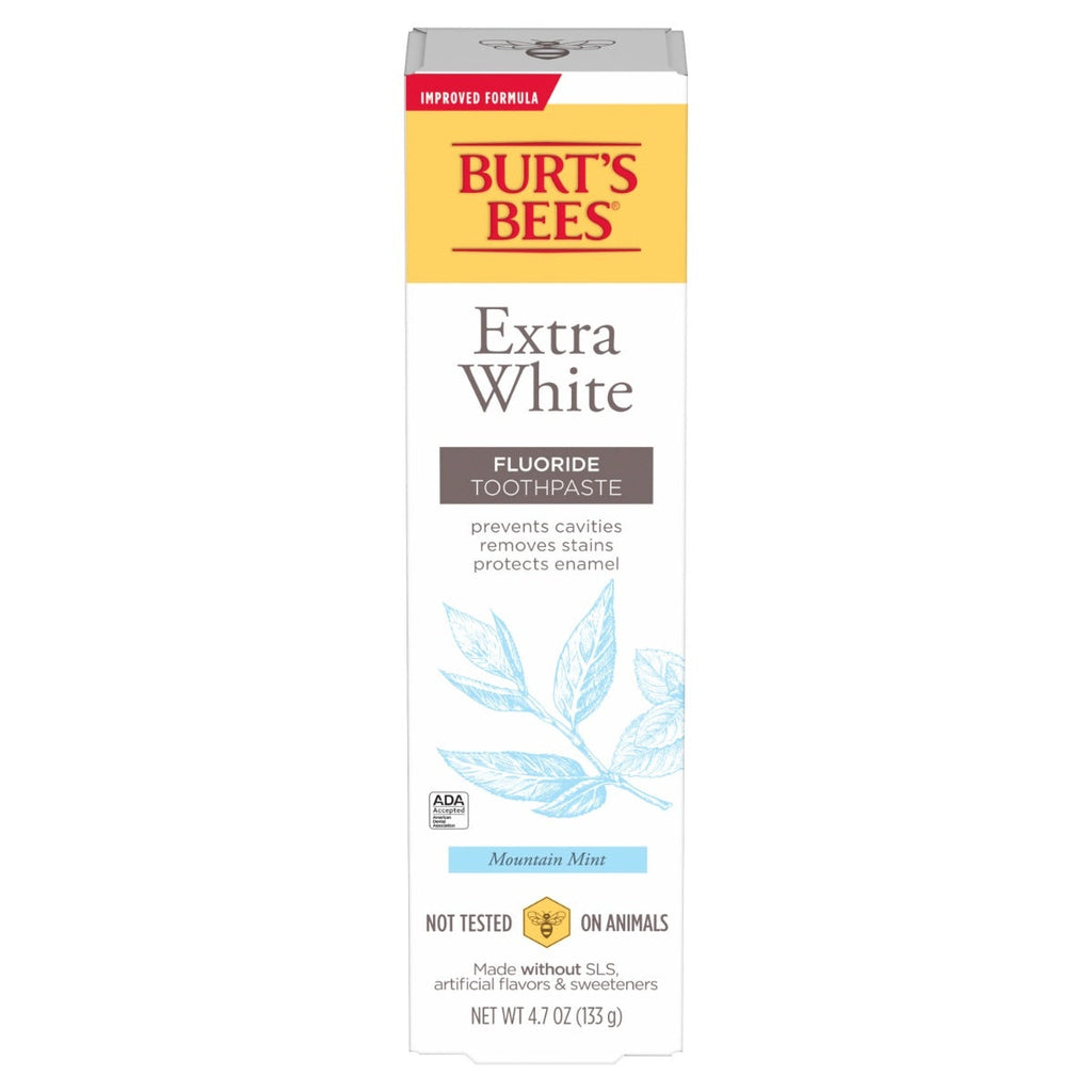 Extra White Fluoride Natural Toothpaste Mountain Mint Iq