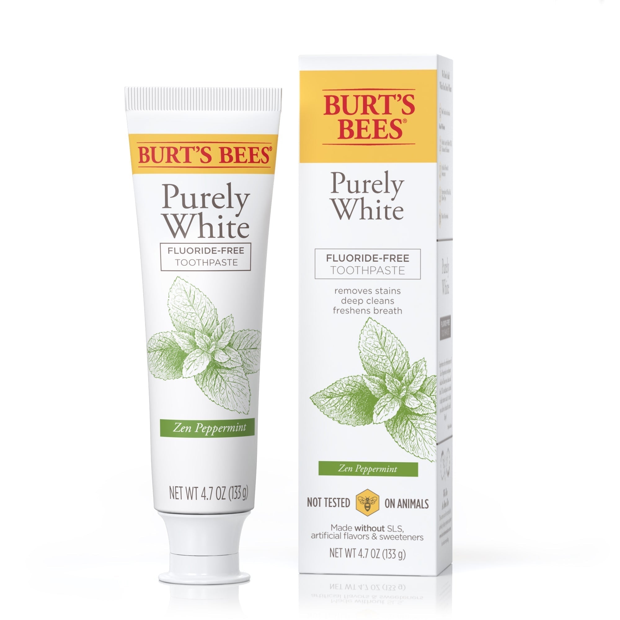 Purely White Zen Peppermint Toothpaste Fluoride-Free PS