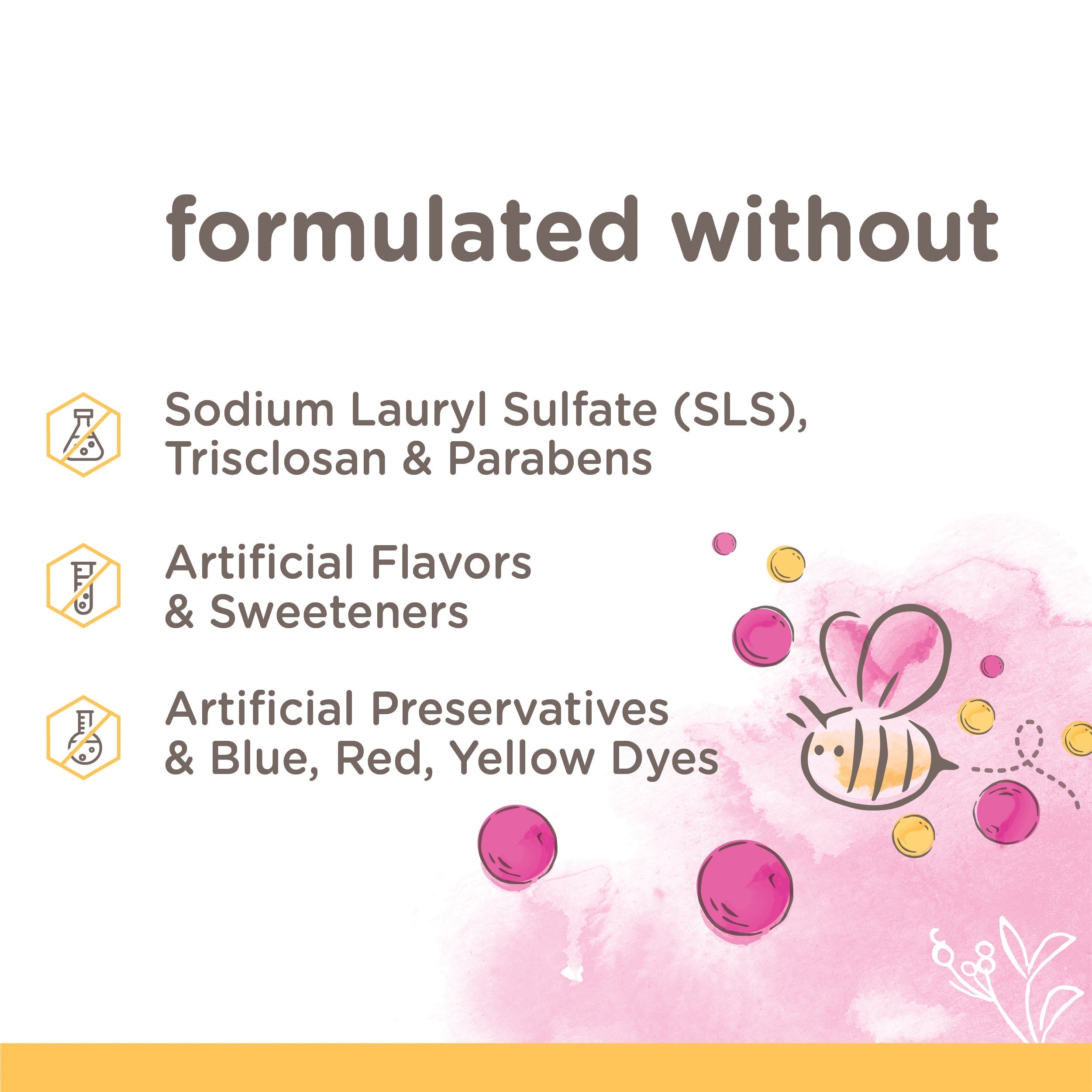 Kids Toothpaste, Natural Flavor, Fluoride Free, Bubble Bee zr