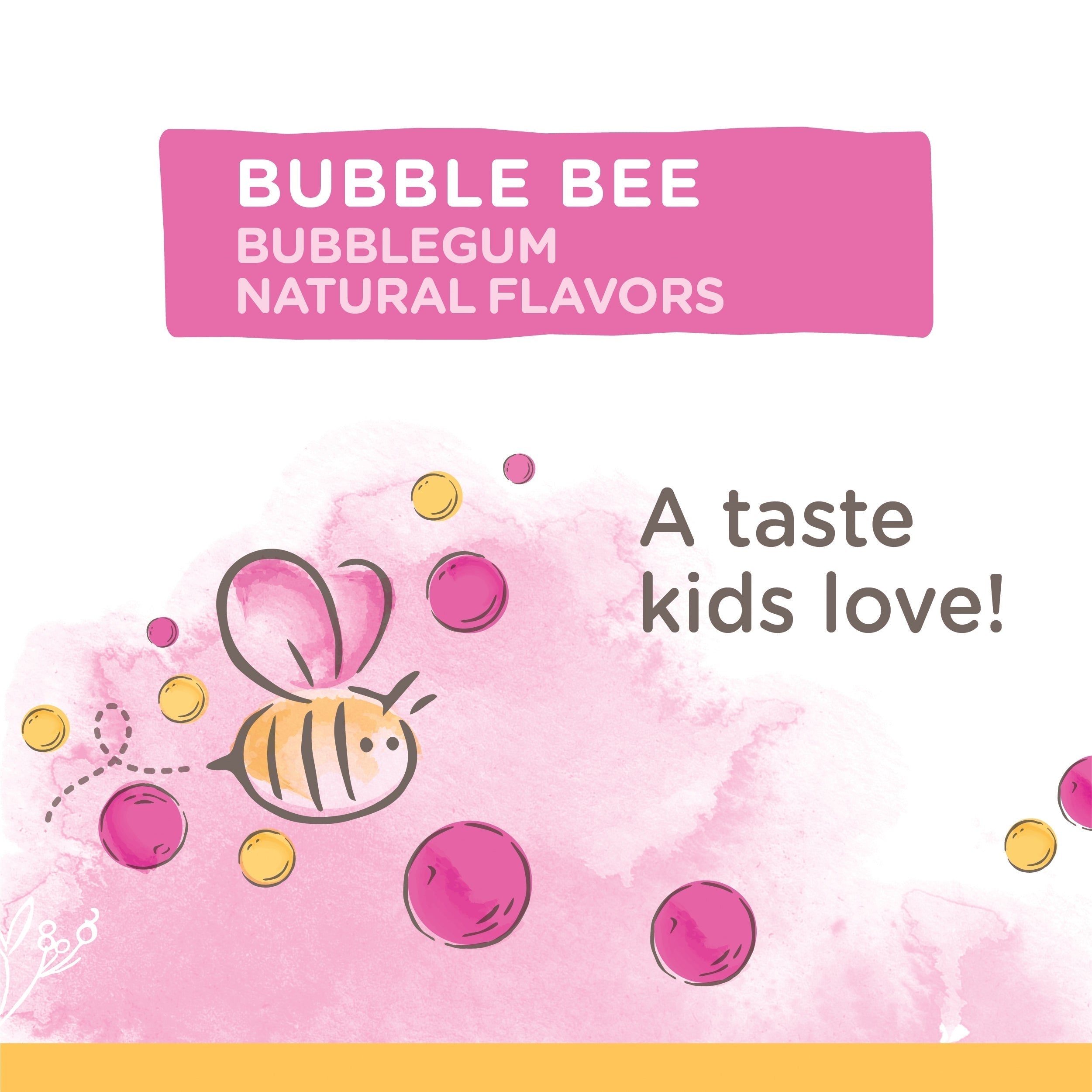 Kids Toothpaste, Natural Flavor, Fluoride Free, Bubble Bee zr