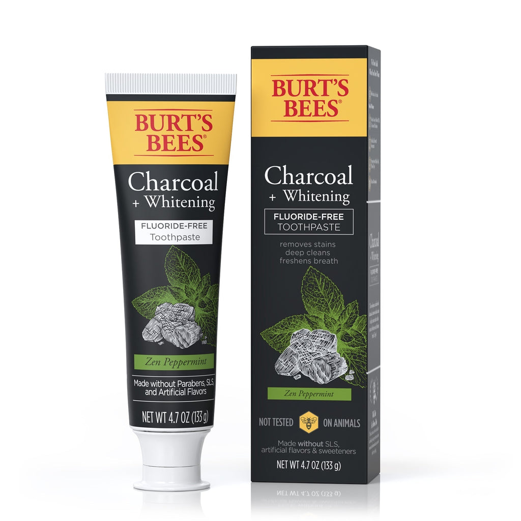 Charcoal + Whitening Zen Peppermint Toothpaste Fluoride-Free Hq