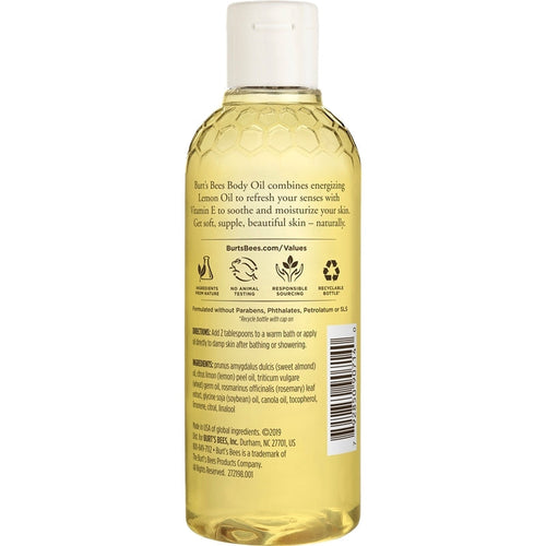 Burt's Bees Body Oil - Lemon & Vitamin E 8a