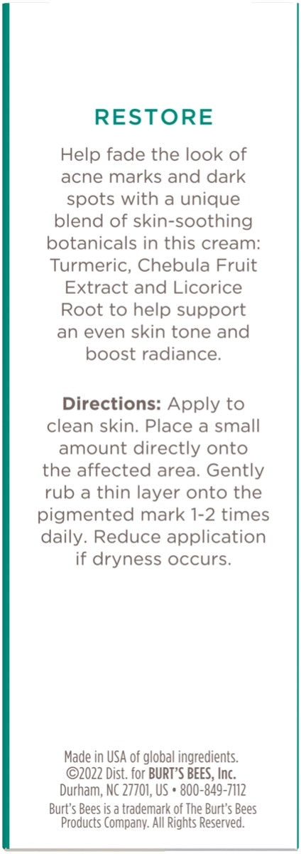 Clear & Balanced Post Acne Mark Cream RB